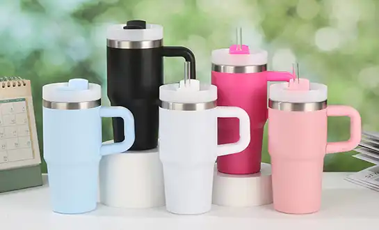 How the Stainless Steel Travel Coffee Mug with Handle Keeps Your Drinks Hot?